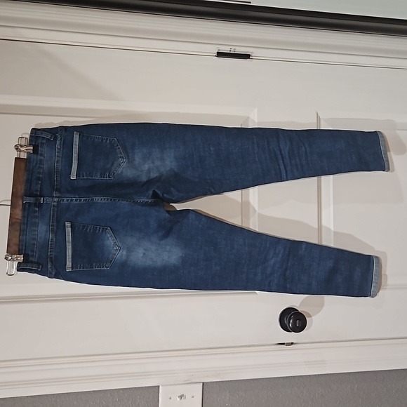 Shein stonewash patched detail Skinny Jeans - Picture 2 of 2